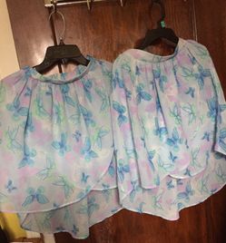 Silky soft butterfly skirt