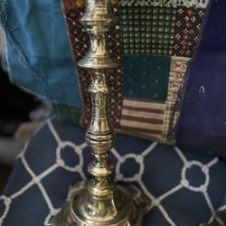 8lb Solid Brass Early Candlesticks