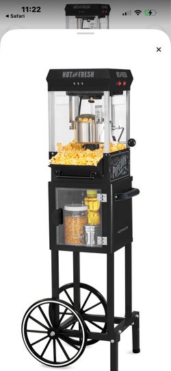 Nostalgia vintage popcorn machine