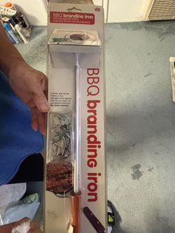 Bbq branding iron with changeable letters