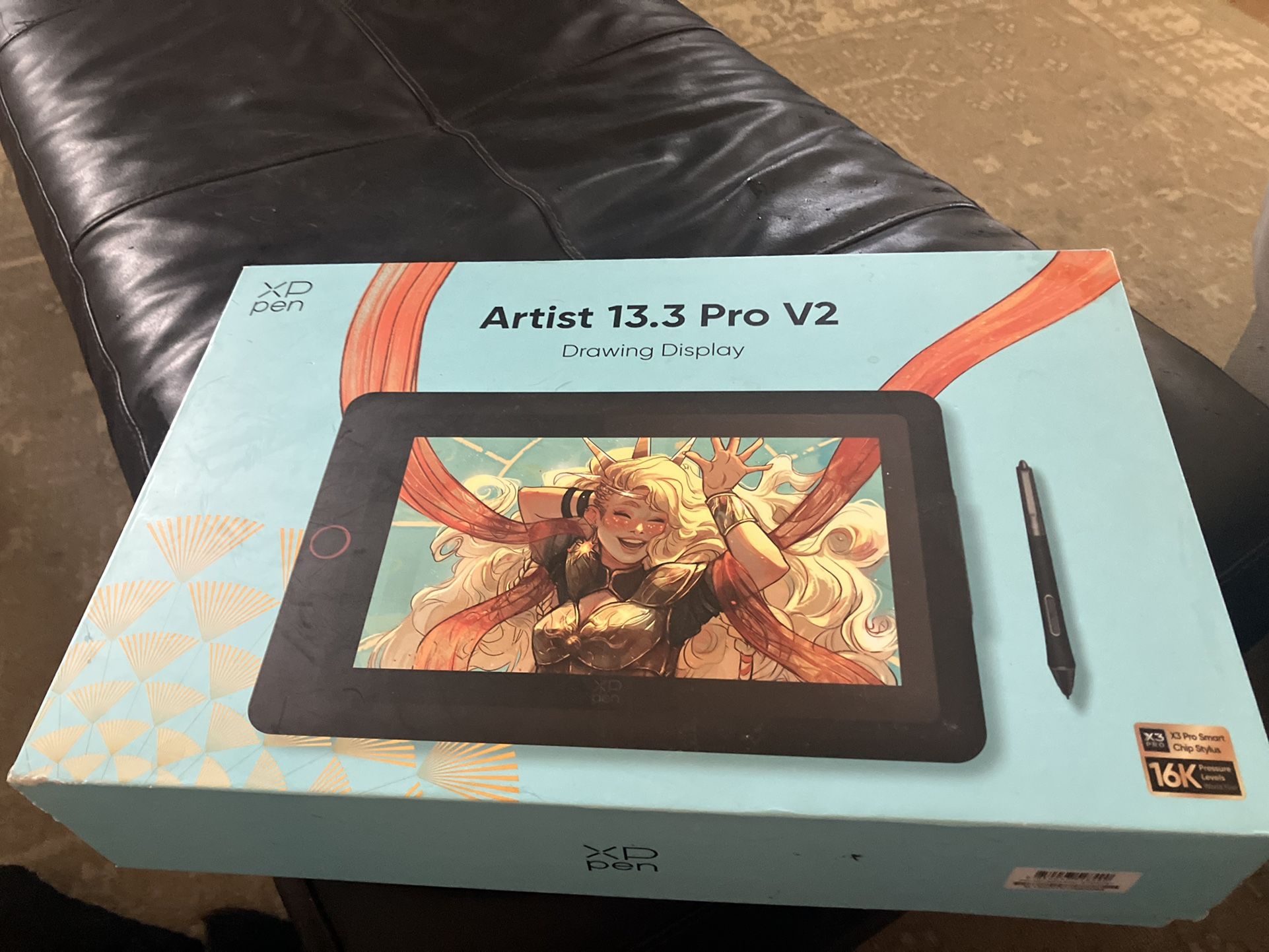 XPPen Upgraded Artist13.3 Pro V2 Drawing Tablet with Screen, 16384 Pen Pressure X3 Pro Stylus Pen Display, 99% sRGB Full-Laminated AG Screen Graphic T