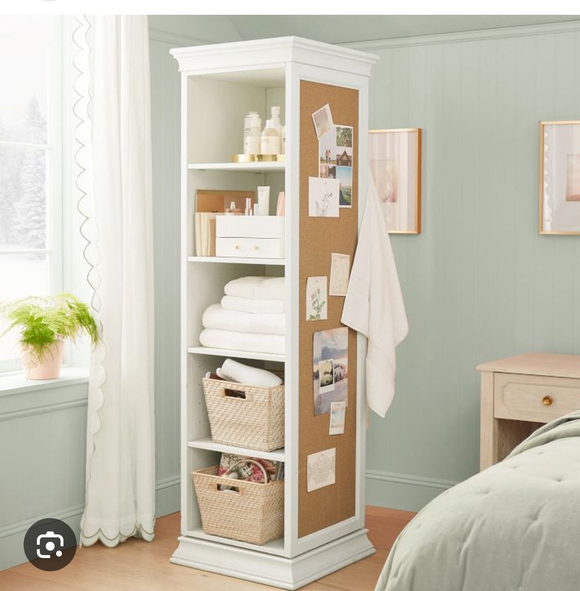 Pottery barn Rotating Bookshelf