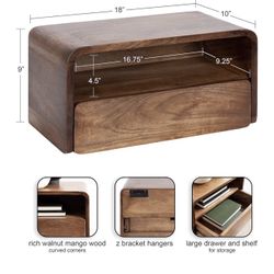 2 Floating Night Table 