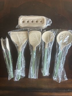 6-Pack Silicone Cooking Utensils Set - Brand new