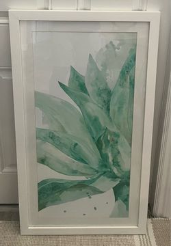 Framed Watercolor Botanical Wall Art