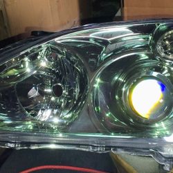 Left Side Headlights Assembly Fit For Lexus RX330 RX350 RX400h,Halogen Headlight Headlamp Assembly Replaces,Not Included Bulb