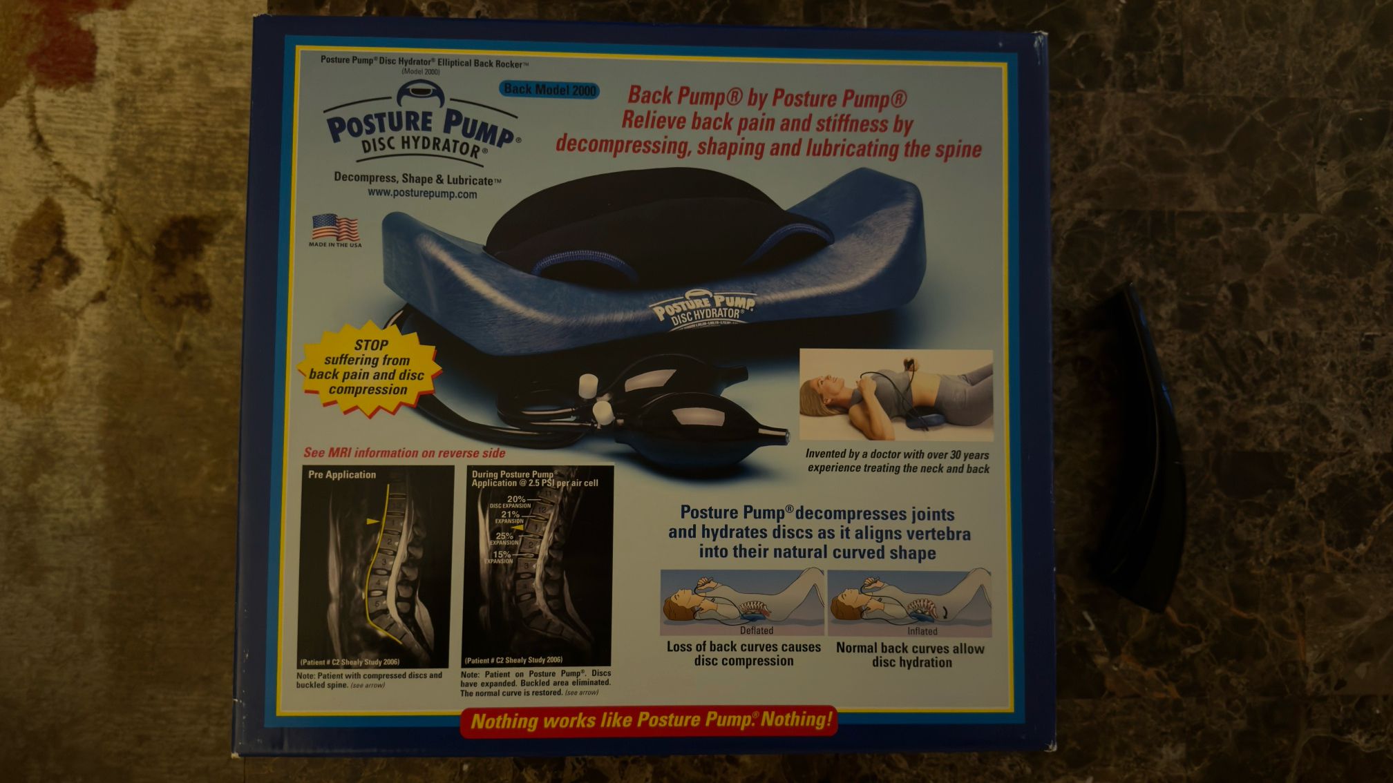 Chiropractic Back Pain Relief - Posture Pump 2000