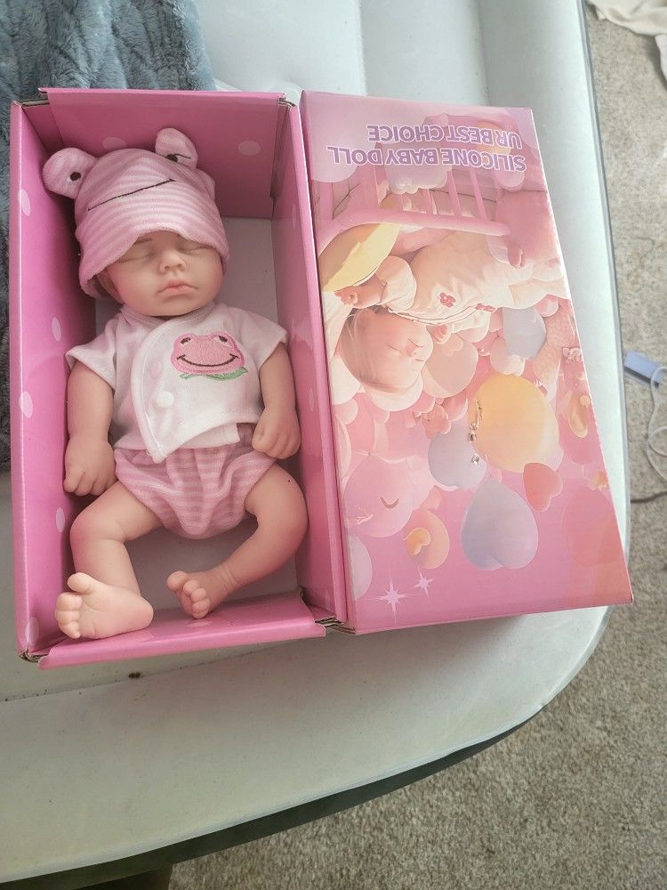 I Have Baby Dolls Silicone Full Body 12inch For Sale Open Box Use In Very Good Condition