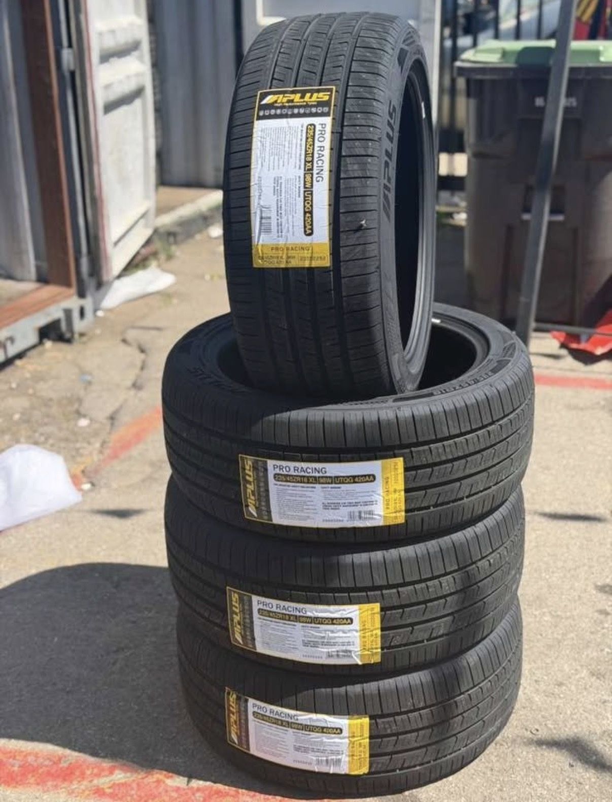 235/45ZR18 SET OF 4 NEW TIRES WITH MOUNTING & BALANCINGWE FINANCE