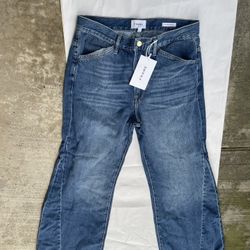 FRAME Le Baggy Palazzo Women’s Wide Leg Jeans Blue Size 29 High Rise Denim NWT