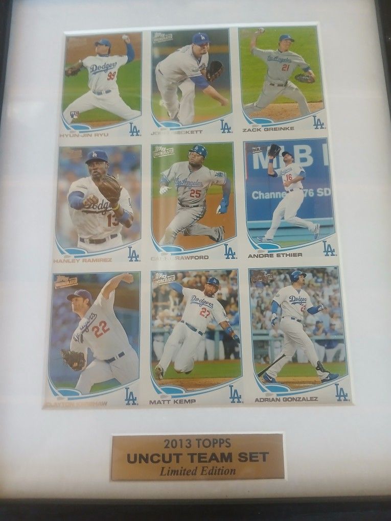 Uncut Team Set Limited Edition 2013 Topps