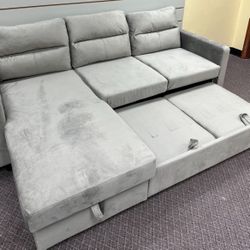 New Sectional In Box 📦 Sleeper Sofa 