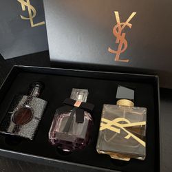 Best Gift【YSL】Perfume Gift Set, Brand New With Box And Bag, 3 Bottles, Pick Up Available 