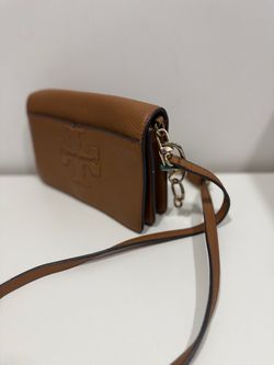 Tory Burch brown wallet crossbody