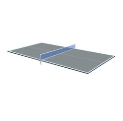 Foldable Portable Table Tennis Table Top for Indoor Games, Blue, 6x3ft Mid-Size Ping Pong Conversion To