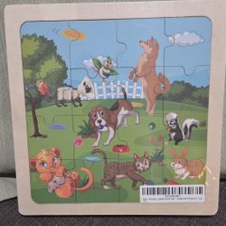 Wodden Educational Jigsaw Puzzle- Preschool