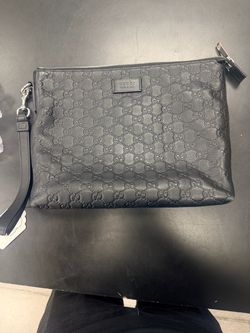 Gucci Guccissima Leather Clutch Bag