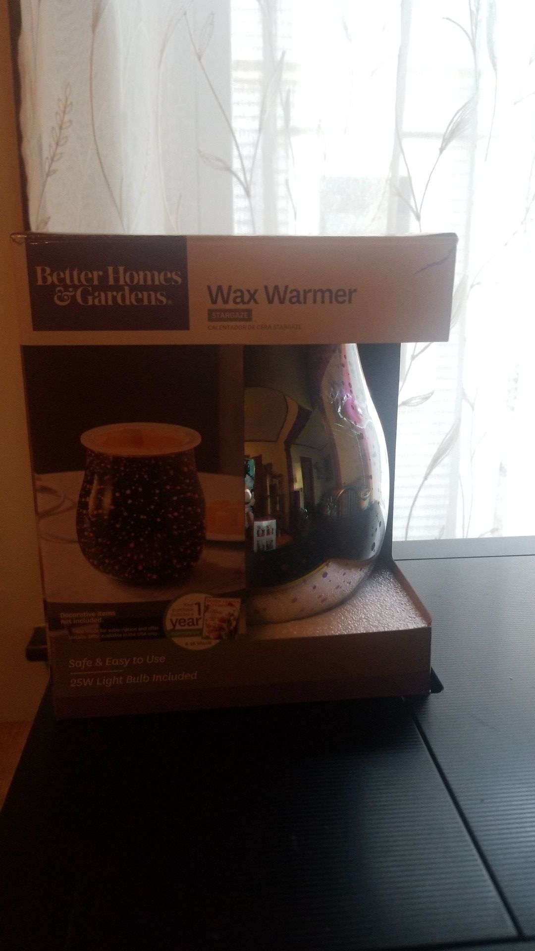 Better Homes and Gardens Stargaze lamp wax warmer