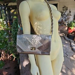 Vintage Elliott Lucca Leather Clutch Shoulder Bag