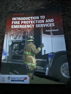 Introduction to fire protection and emergency services 6th