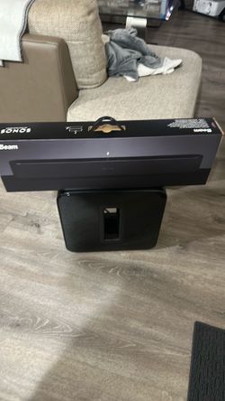 Sonos Beam + Sonos Sub Home Theater System – Excellent Condition