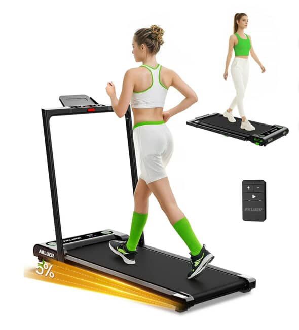2 in 1 Smart Treadmill walking pad with incline