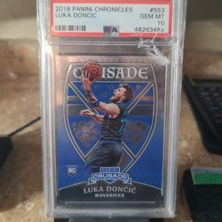 2018 Panini Chronicles LUKA DONCIC Gem Mint PSA 10 #553