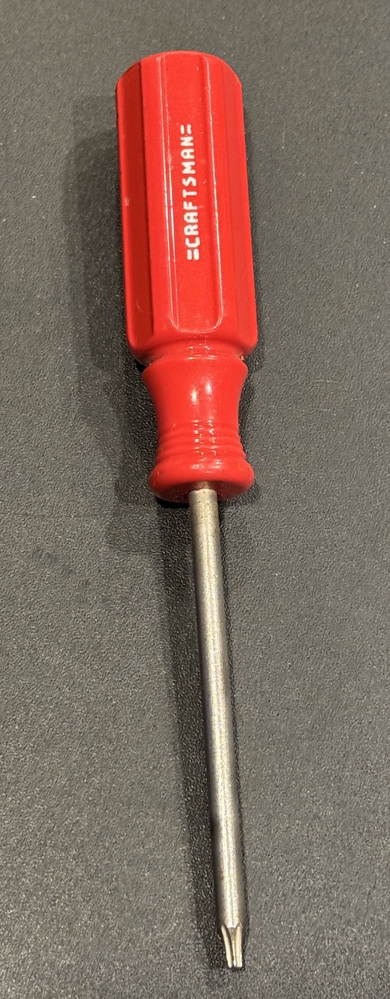 Craftsman No. 41053 G WF Torx No. T15 Screwdriver Red Handle Made In USA