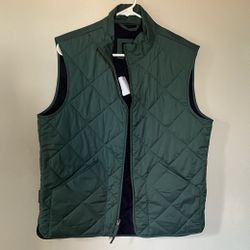 J Crew Quilted Vest Men’s Size M