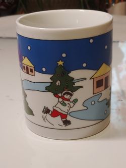 WCL Christmas Snowboarding Coffee Mug 