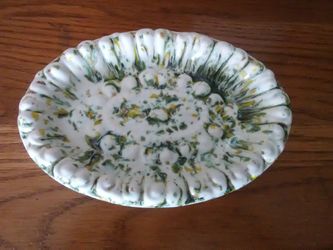 1950s-60s speckled ashtray.