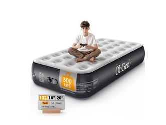 Ohgeni twin size air mattress with built-in pump