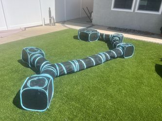 Cat or small animal tunnels for play
