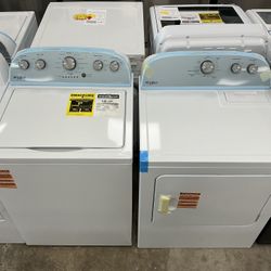 Whirlpool 3.5 cu. ft. Washer w/Deep Water & Agitator 7.0 cu. ft. Vented Electric Dryer