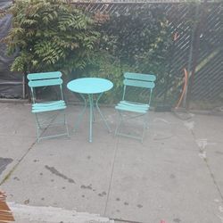 Outside 2 Seat Table
