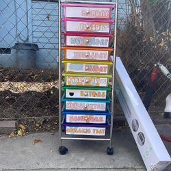 10 Drawer Cart
