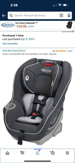 Graco contender 65 convertible car seat glacier