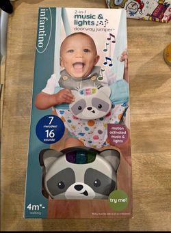 Infantino 2-in-1 Music & Lights Doorway Jumper