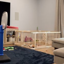Baby Playpen Wooden Gate