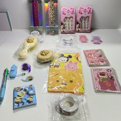 Stationary  Lot stationary  set pink color