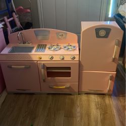 Pink Kids Kraft Play kitchen Deluxe 