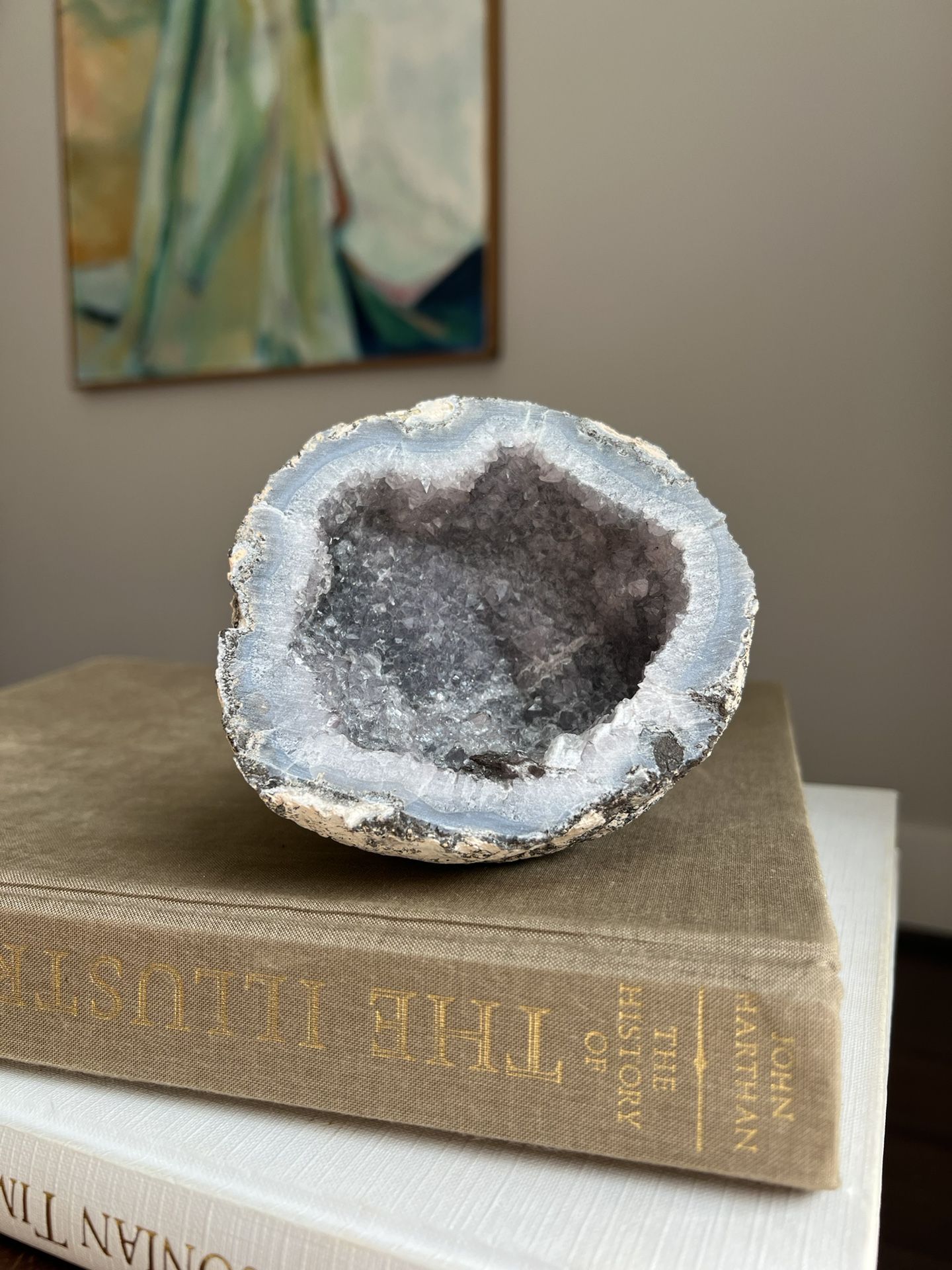 Raw Amethyst Geode ( firm on price )