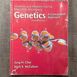 Genetics A Conceptual Approach 4th Edition Text Book