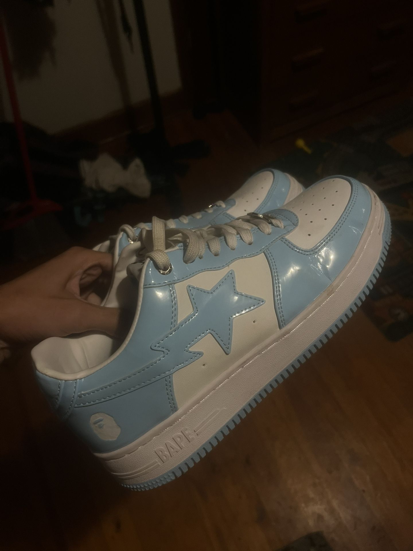 Blue Bathing ape Bapestas