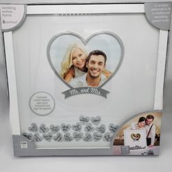 Pearhead Wedding Wishes Frame
