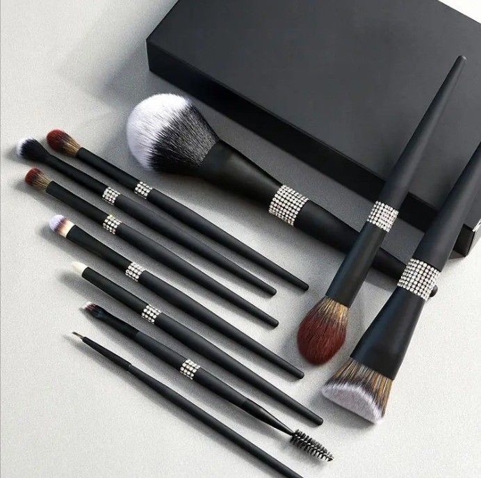 Makeup Brushes  Rhinestone .