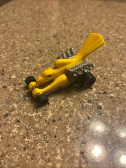 Mattel Hot Wheels Yellow Falcoln Rat Rod Hot Rod 1994 Die Cast Bird Car