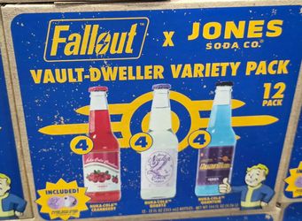💜💜Fallout x Jones Soda💜 Vault-Dweller Variety Pack (12 Pack Box) - NEW