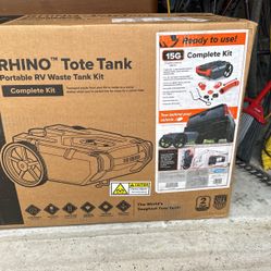 Portable RV Waste Tank 15gal