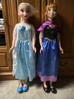 Lifesize Elsa And Ana Disney Frozen